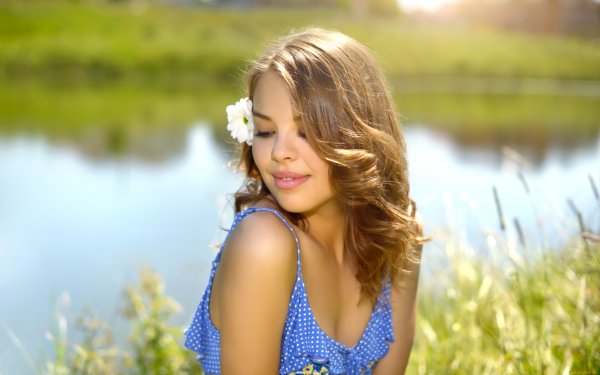 Девушка лето