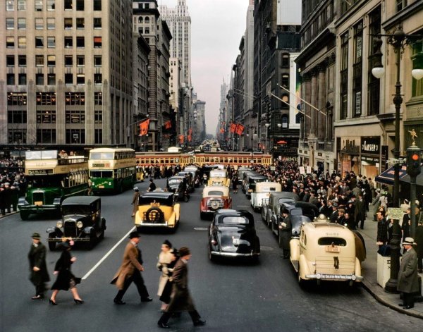 Американский ребенок с флагом