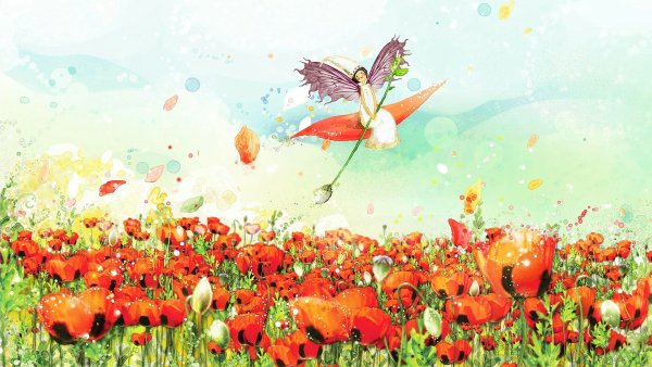 Маковое поле волшебник изумрудного города