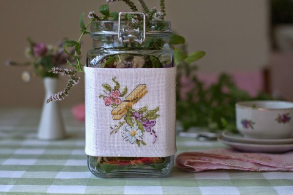 Лето в банке поделка