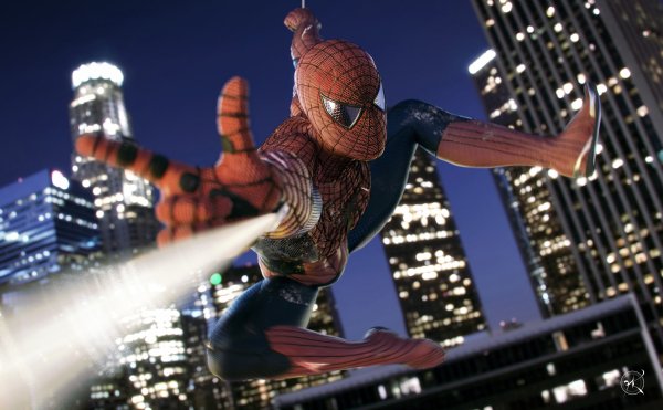 Человек паук для рисования