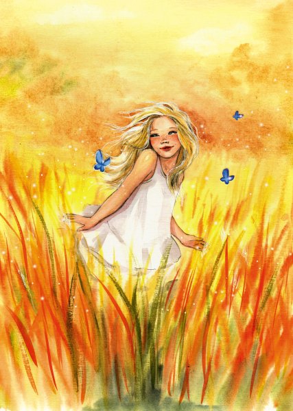 Васильковое поле