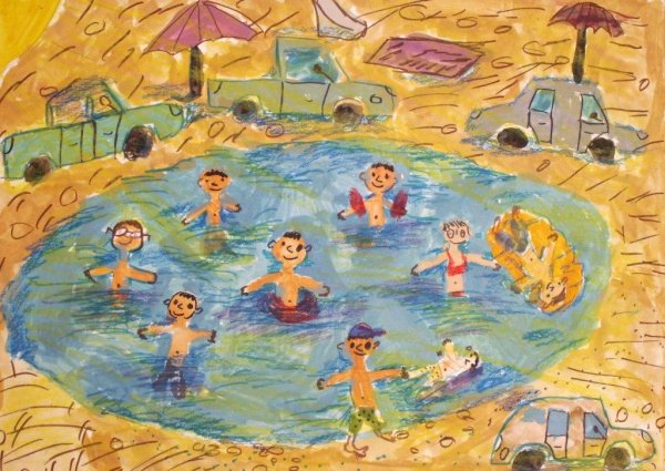 Рисунок как я провел лето