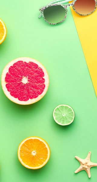 Яркие цветы