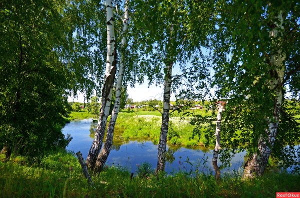 Храм озера Березка Россия