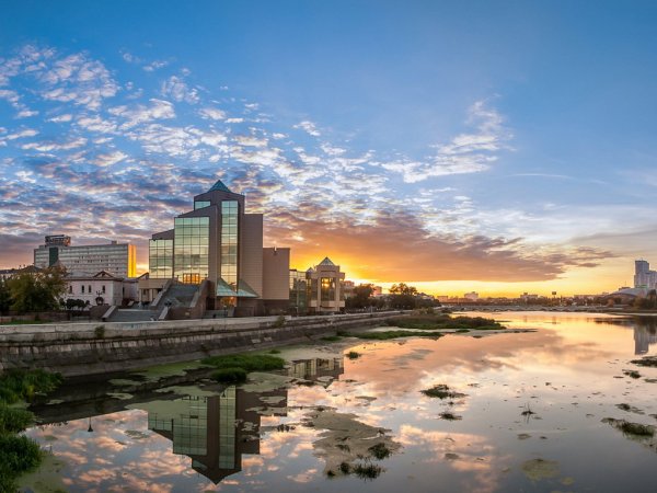 Набережная реки Миасс Челябинск