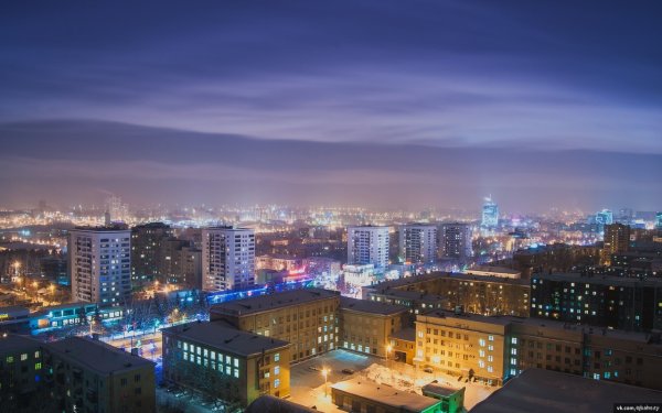 Челябинск Советский район ночной