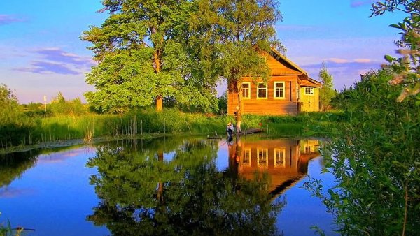 Фотосессия на даче летом