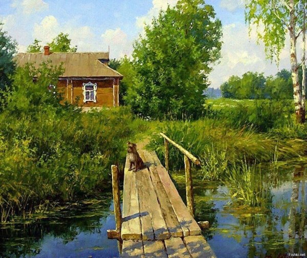 Утро в саду