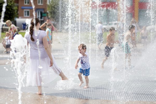 Июльская жара в городе