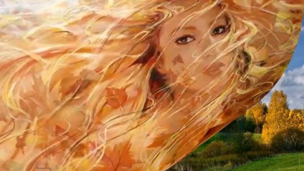 Иллюстрация бабье лето