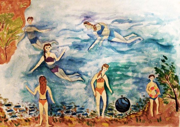 Рисование на тему летние каникулы