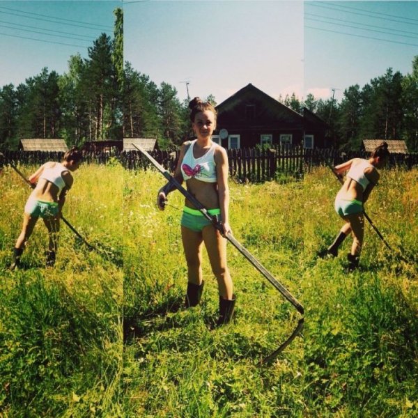 Анекдоты про деревню смешные