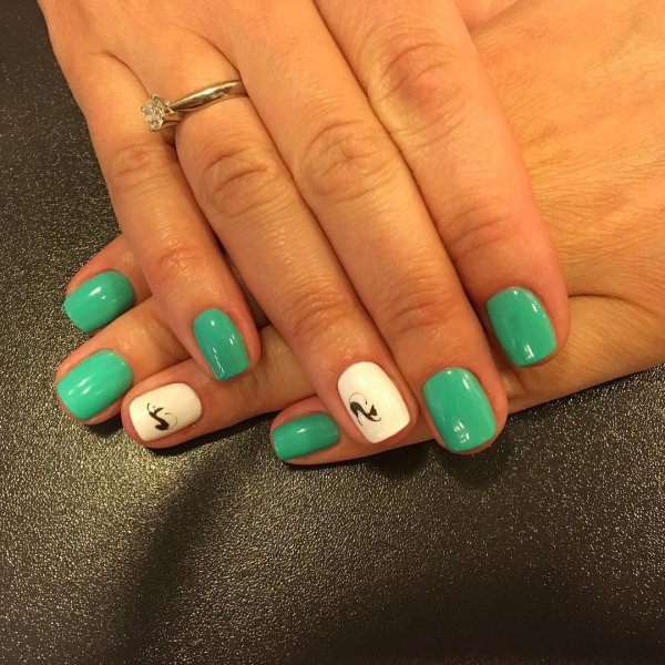 Шеллак на короткие ногти