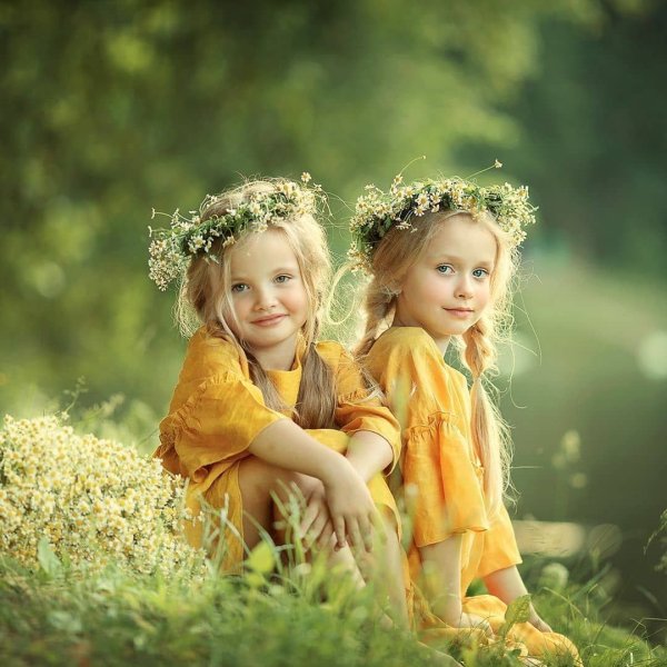 Красивые дети природа