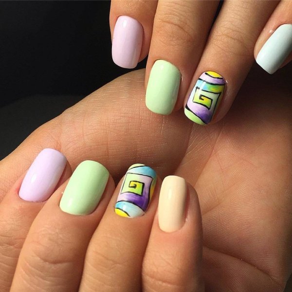 Летний маникюр