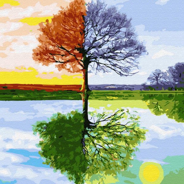 Пейзаж времена года