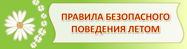 Безопасное лето