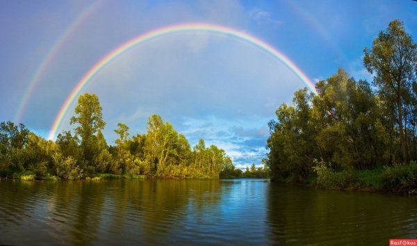 Белорусия Лесные озёра Радуга