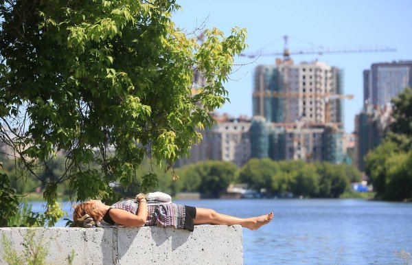 Жара в городе