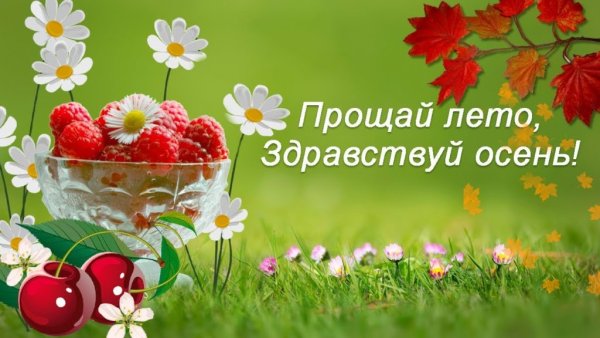 Прощай лето Здравствуй осень