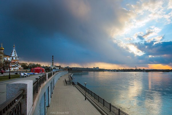Нижняя набережная ангары Иркутск