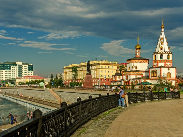 Парк остров Юность Иркутск