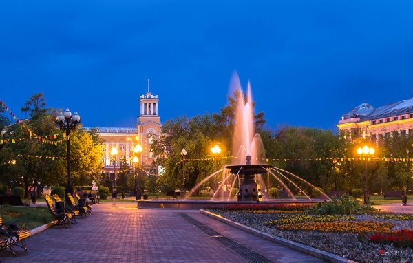 Остров Юность Иркутск колесо обозрения