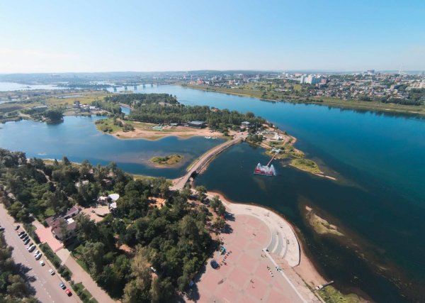 Осень Иркутск Ангара