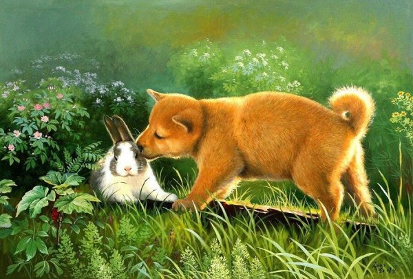 Животные весной