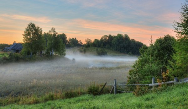 Летний вечер в деревне