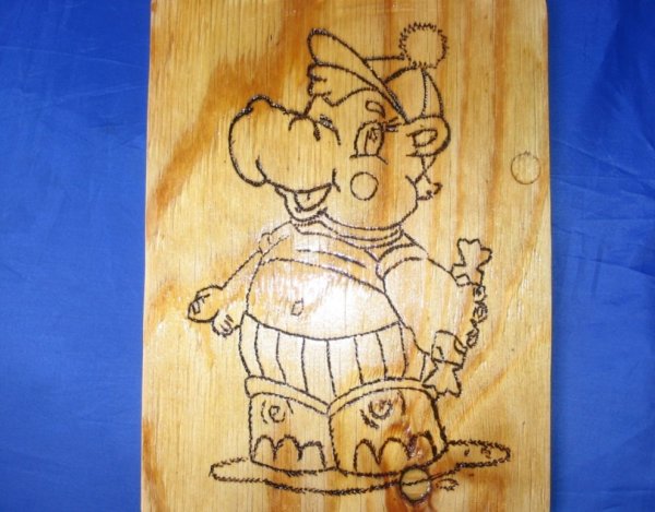 Контурное Выжигание по дереву