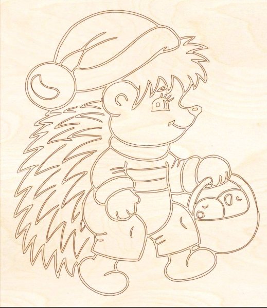 Трафареты для выжигания по дереву новый год