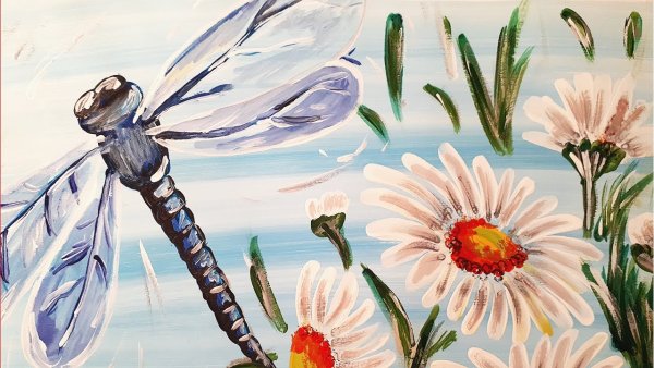 Рисование вязаными палочками