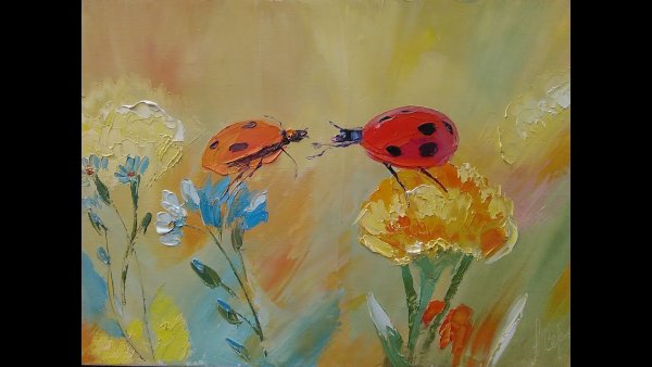 Ромашковое поле для детей