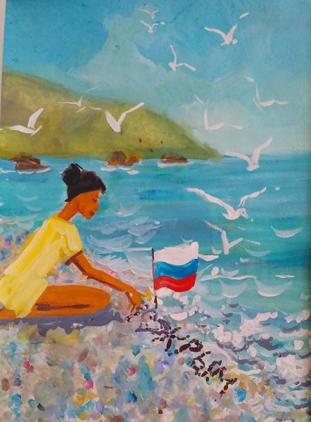 Детские рисунки красками