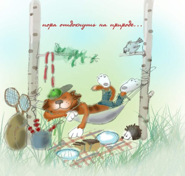 Собака в жару