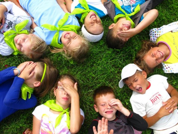 Лагерь рисунок