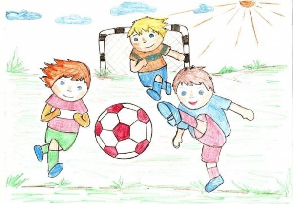 Спортивный фон для детей