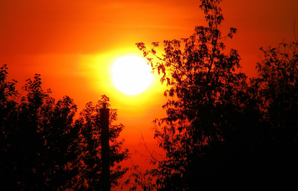 Красный закат примета