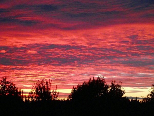 Красный закат