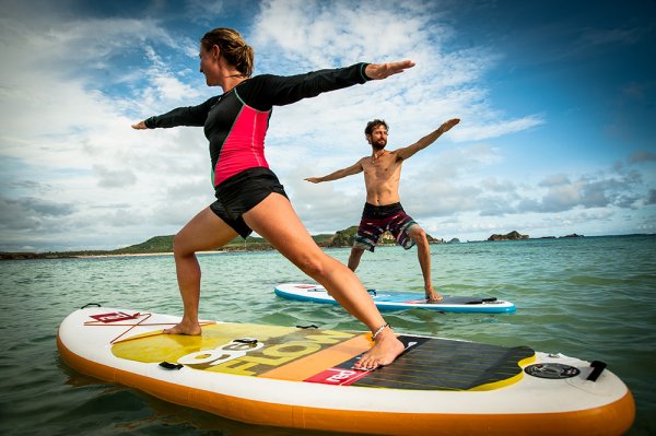 Дети в веревочном парке