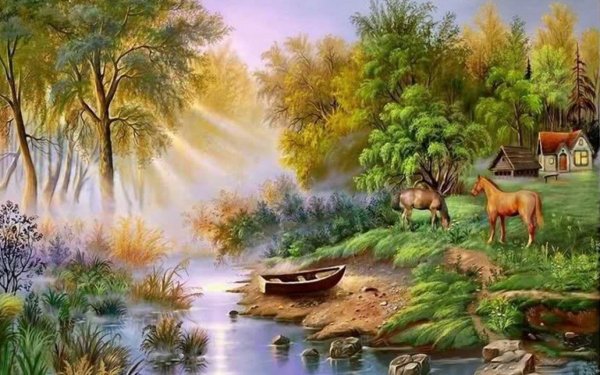 Поляна с ягодами