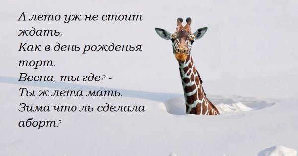 Весна ты где