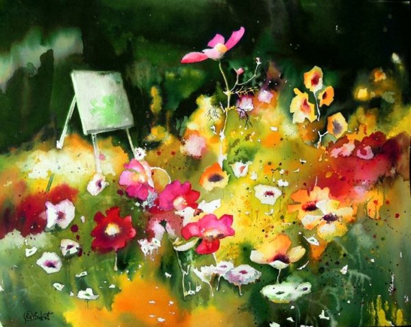 Анна Соколова художник акварели