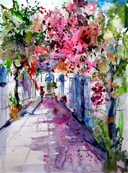 Красивые картины акварелью