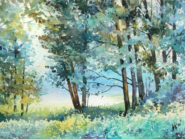 Екатерина Иванова акварель