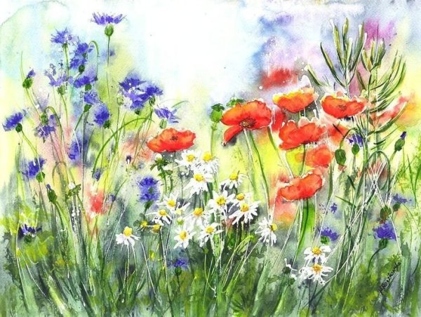 Польская художница Maria Roszkowska