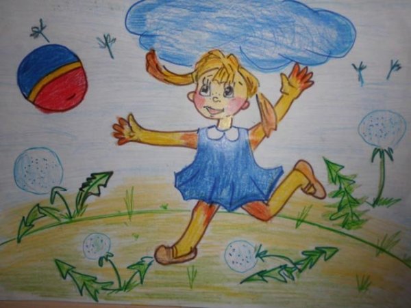 Летние каникулы рисунок