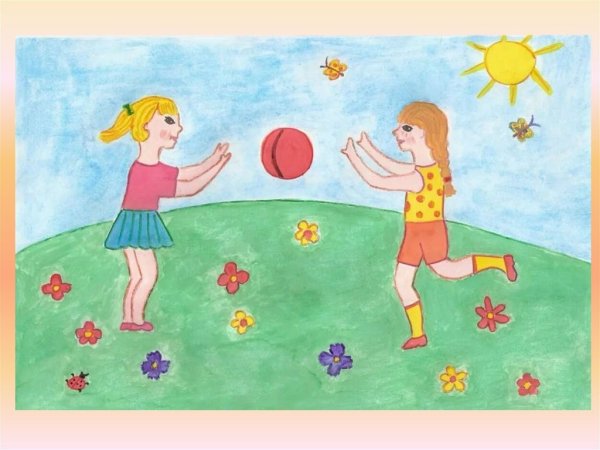 Рисунок на тему Здравствуй лето